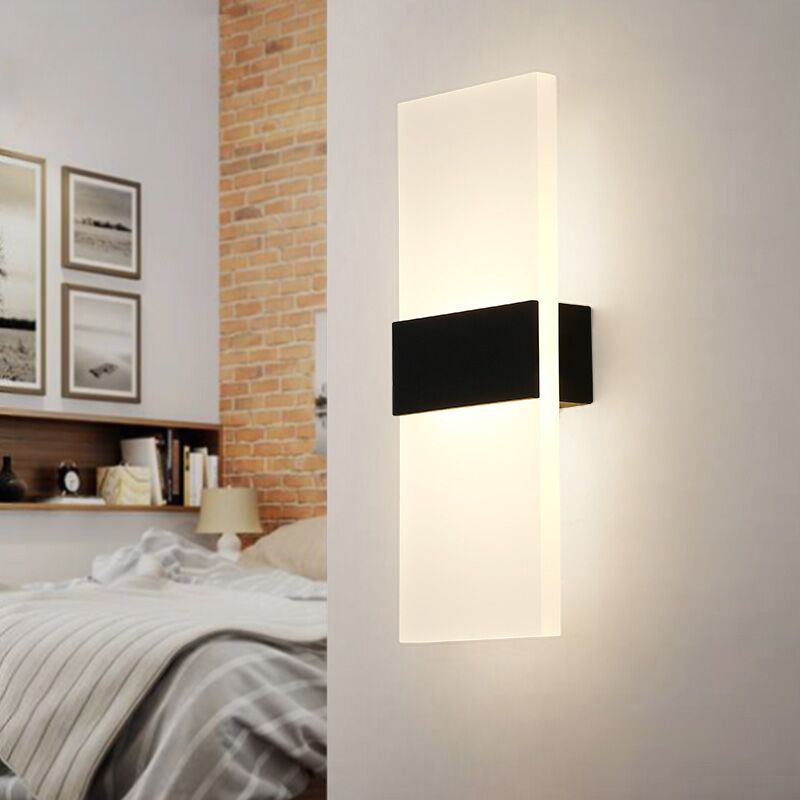 Nordische moderne Wandhalterung Leichte LED -Wandleuchte Lampenvorrichtung für Schlafzimmer