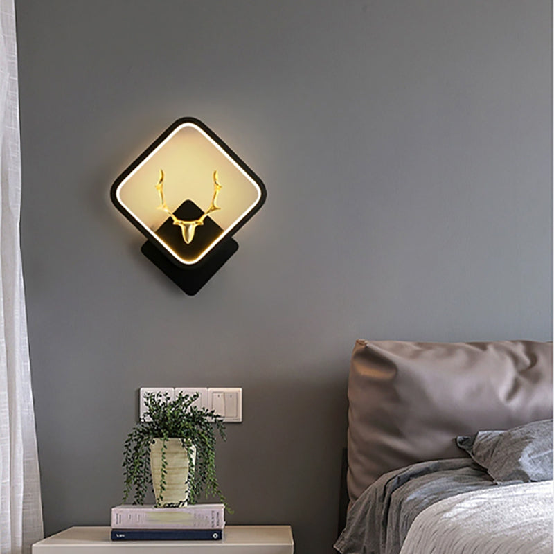 Nordic moderne Mall Mount LED LED simple Mur Wall Sconce lampe pour le salon