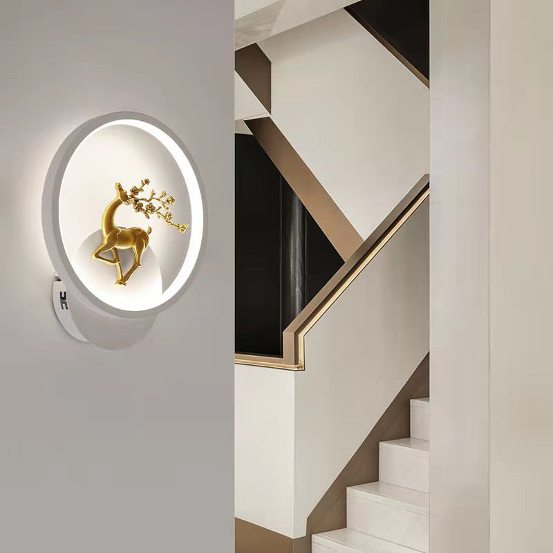 Nordic moderne Mall Mount LED LED simple Mur Wall Sconce lampe pour le salon