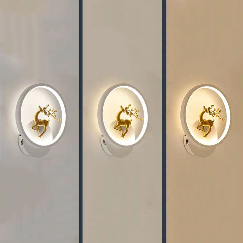 Nordic moderne Mall Mount LED LED simple Mur Wall Sconce lampe pour le salon