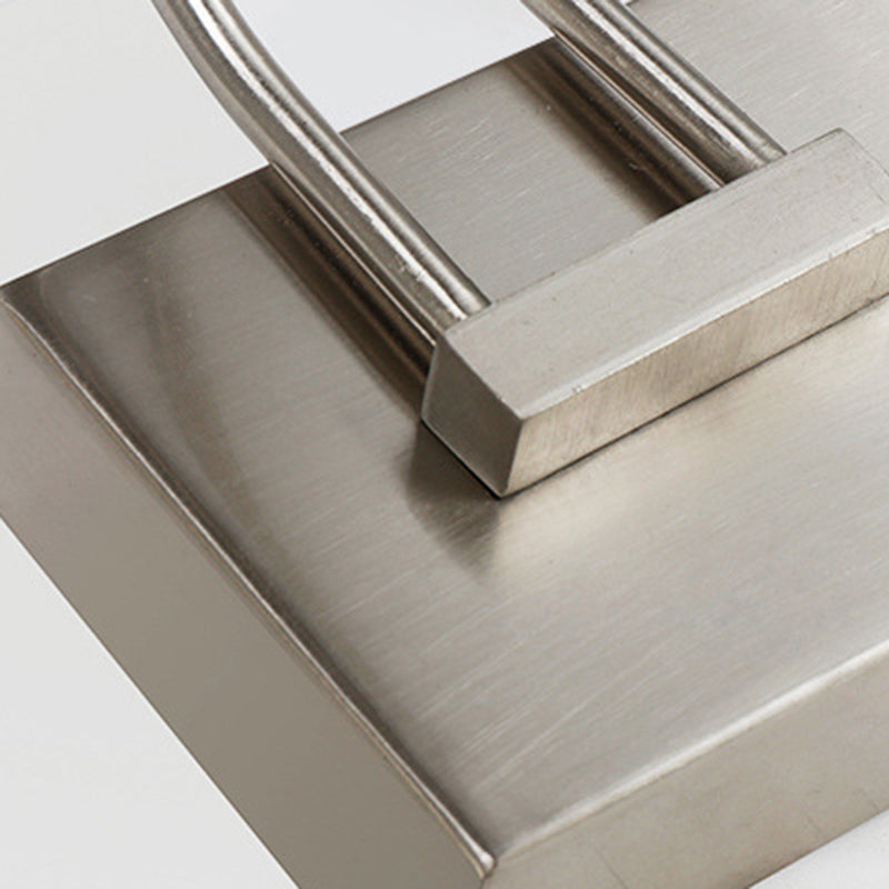 Luminaires de vanité à LED Lumières avant miroir modernes linéaires avec nuance acrylique