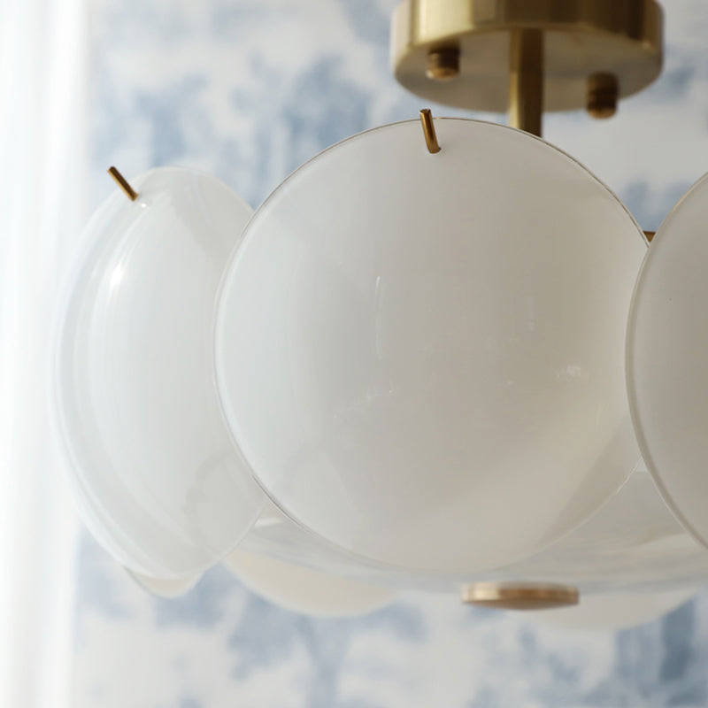 Plafonnier en forme d'anneau, Style créatif moderne, montage encastré en fer pour salle à manger