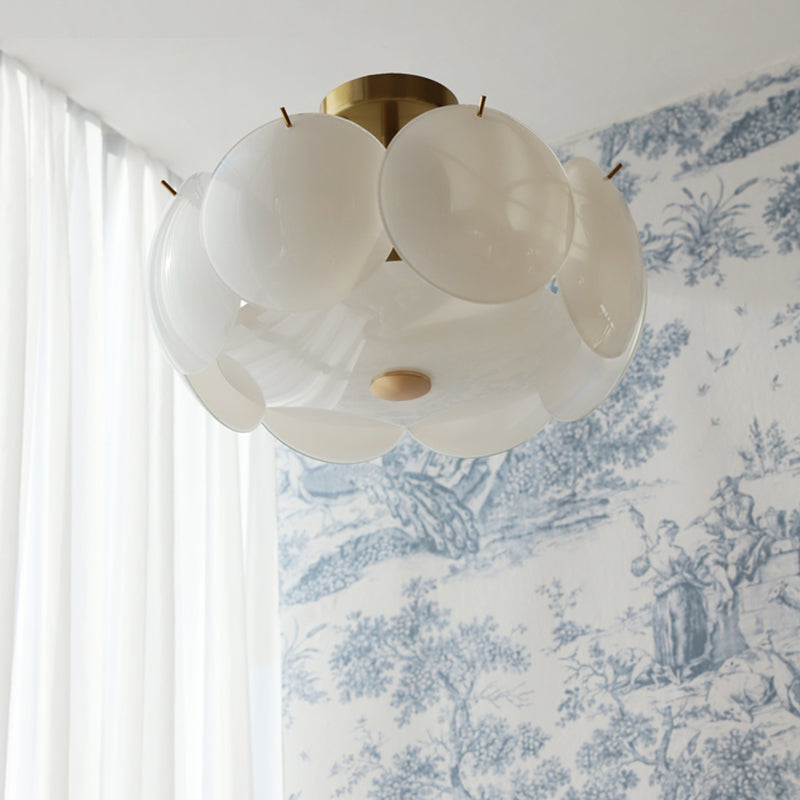 Plafonnier en forme d'anneau, Style créatif moderne, montage encastré en fer pour salle à manger