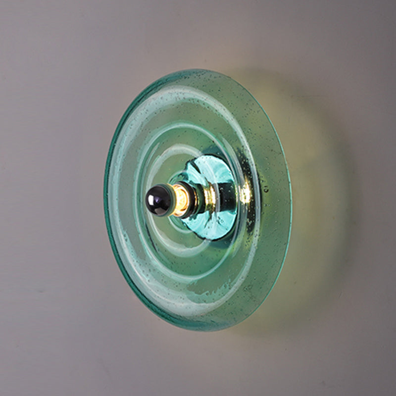 Lámparas de luz redonda lámpara de montaje en pared de estilo moderno 1