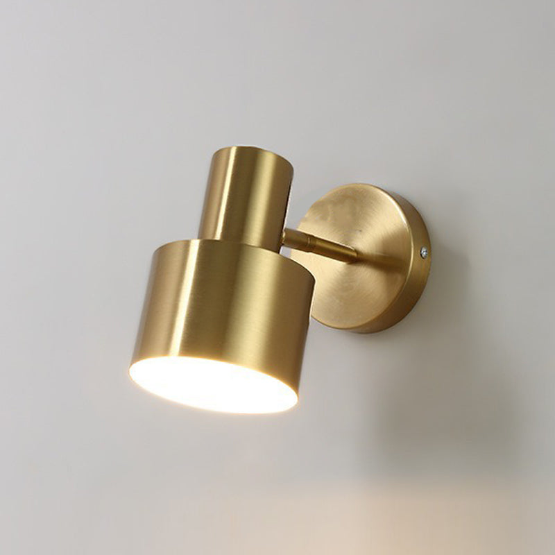 Éclairage mural de lecture en métal géométrique