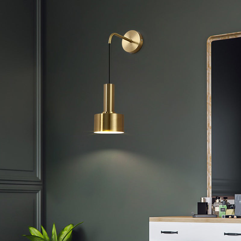 Éclairage mural de lecture en métal géométrique