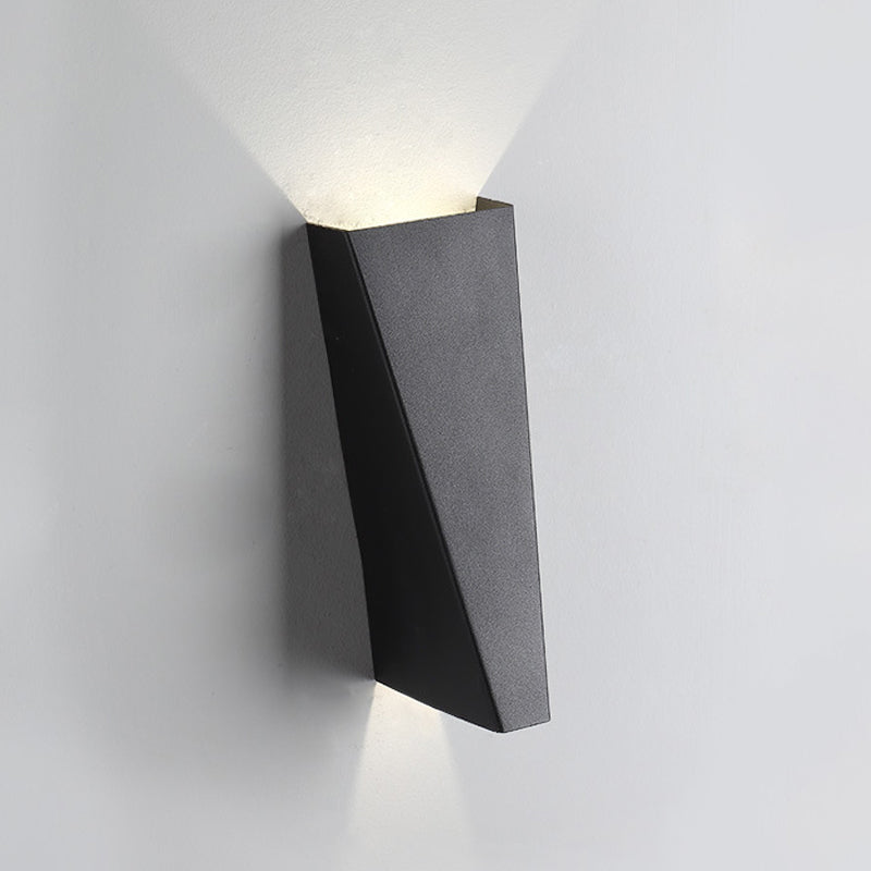 Éclairage mural en métal de forme géométrique moderne 2 lumières Éclairage mural