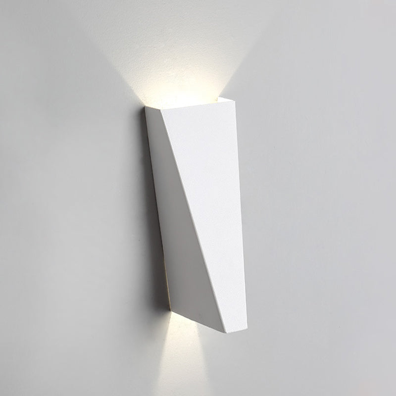 Éclairage mural en métal de forme géométrique moderne 2 lumières Éclairage mural