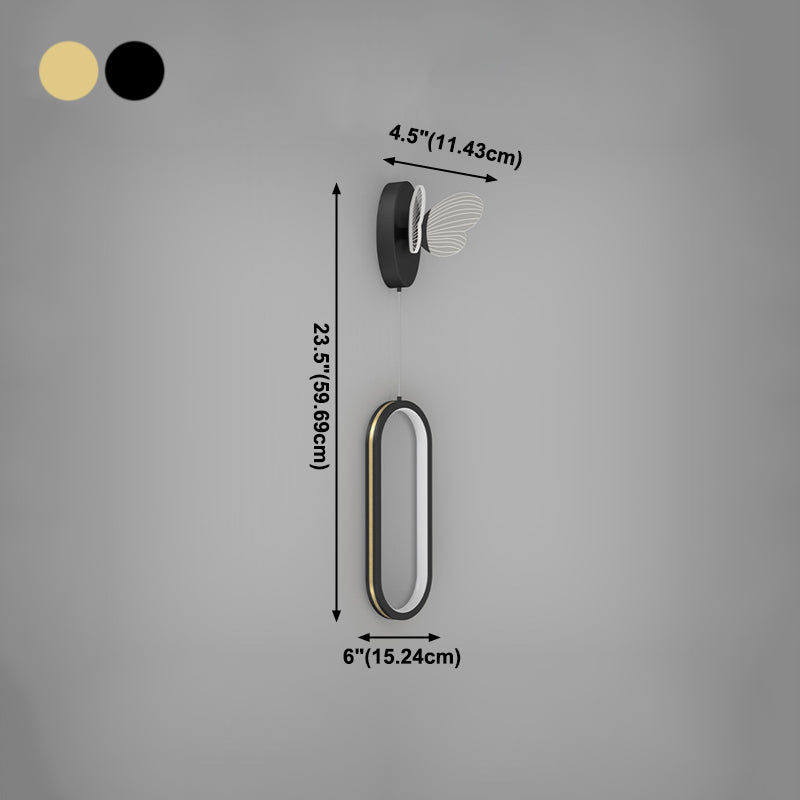 Éclairage mural en métal de forme géométrique