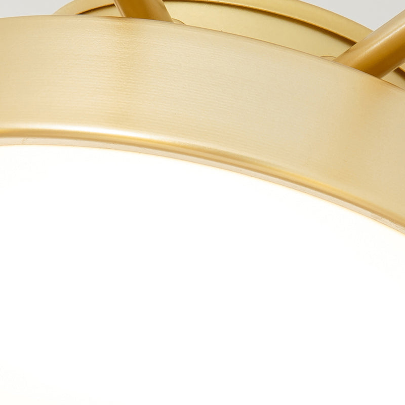 Nordic Spherical Pendant Light White Glass Hanging Light for Living Room