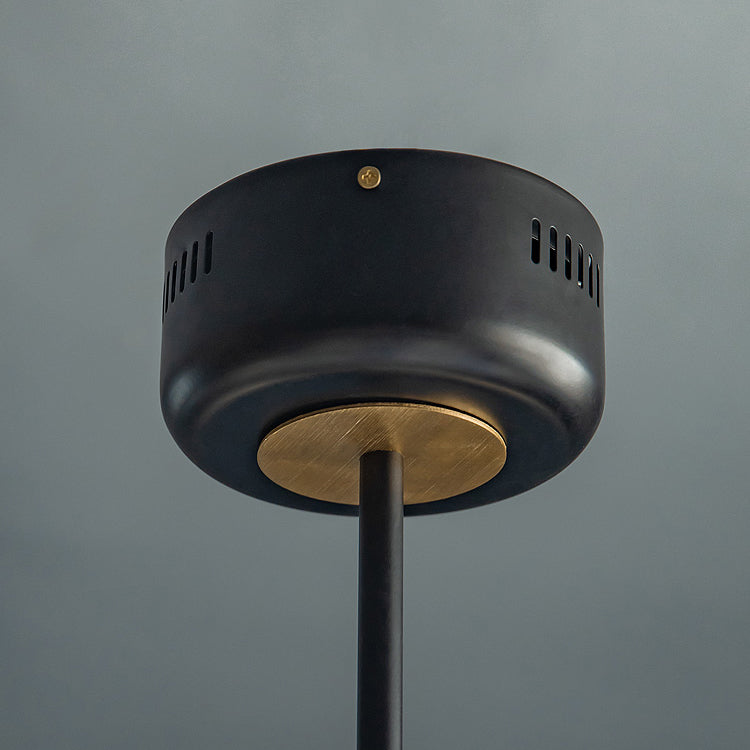 Black Acrylic Pendant Light Sputnik Modern LED Hanging Light for Living Room