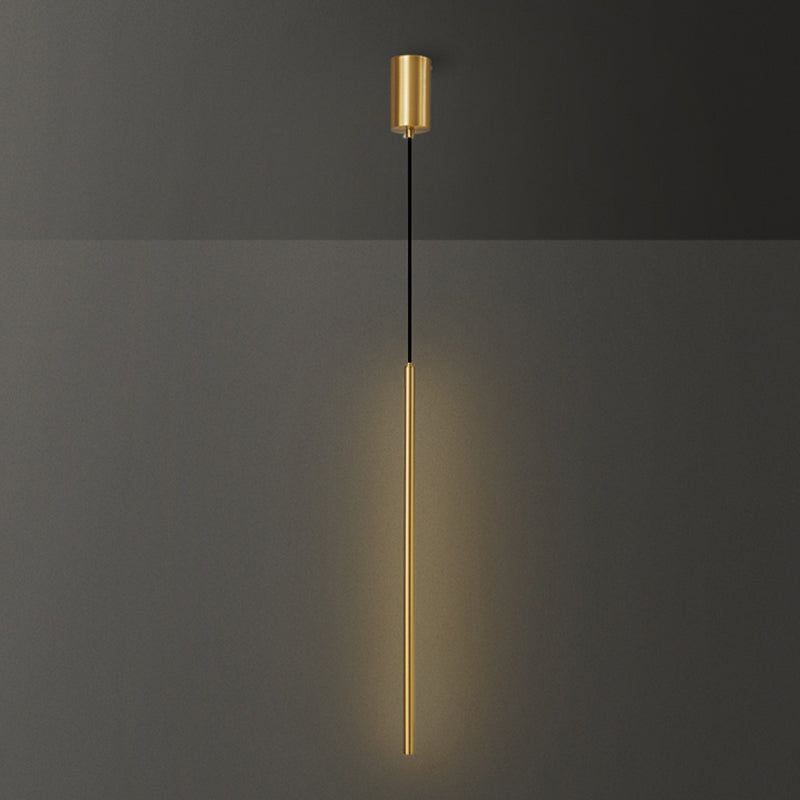 Lumières suspendues linéaires Symiss à montage suspendu en métal moderne pour chambre à coucher