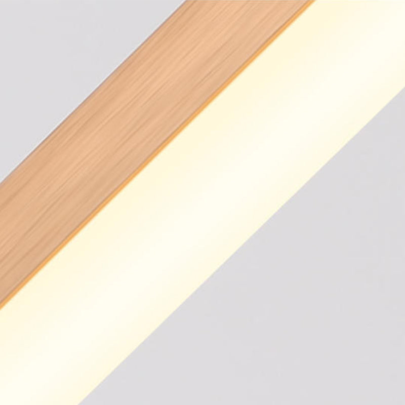 Lumières suspendues linéaires Symiss à montage suspendu en métal moderne pour le chevet