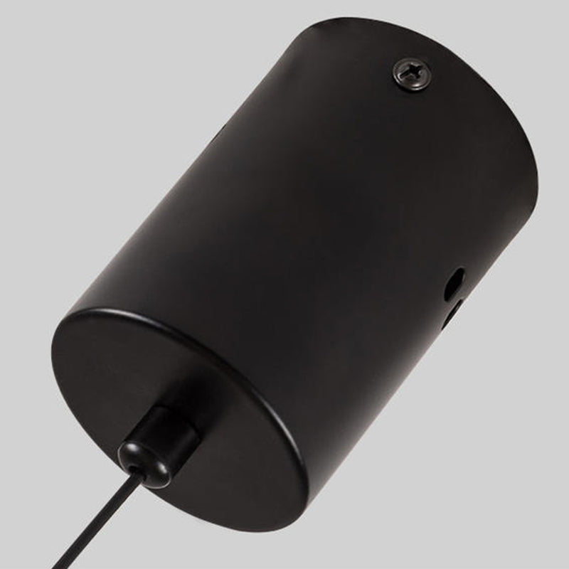 Metal Minimalist Hanging Lights Modern Style 1-Light Linear Srowing Lamping pour chambre à coucher