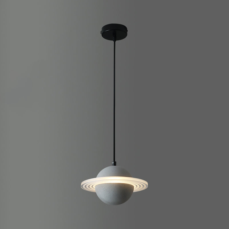 Bar de plafond suspendu de ciment moderne