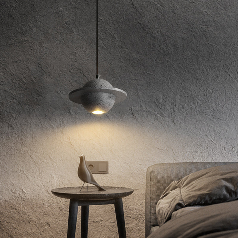 Bar de plafond suspendu de ciment moderne