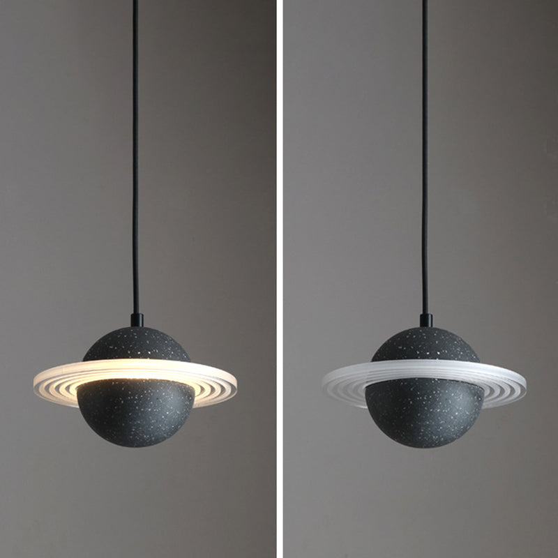 Bar de plafond suspendu de ciment moderne