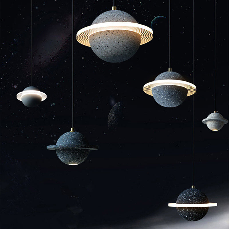 Bar de plafond suspendu de ciment moderne