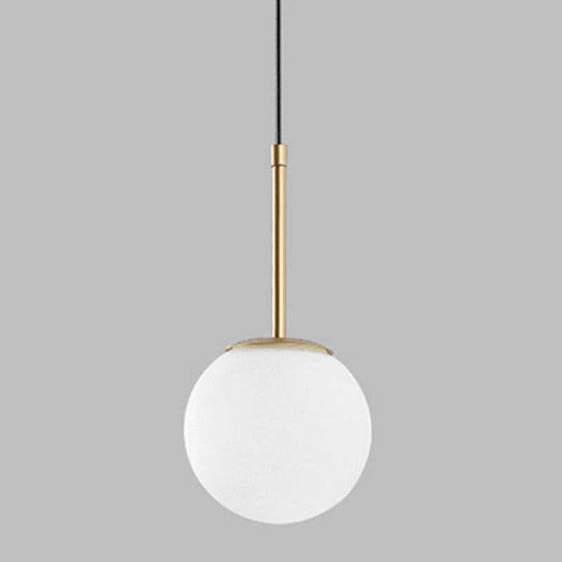 Salle à manger suspendu kit de pendentif sphérique contemporain avec 1 lumière
