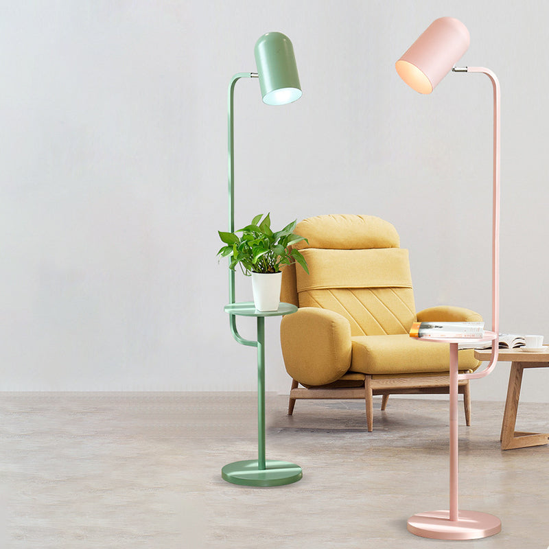 Metal Bell Floor Lamps Modern Style 1 Light Standard Lamps for Living Room