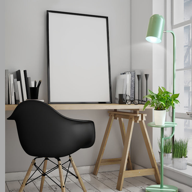 Metal Bell Floor Lamps Modern Style 1 Light Standard Lamps for Living Room