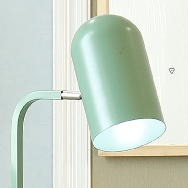 Metal Bell Floor Lamps Modern Style 1 Light Standard Lamps for Living Room