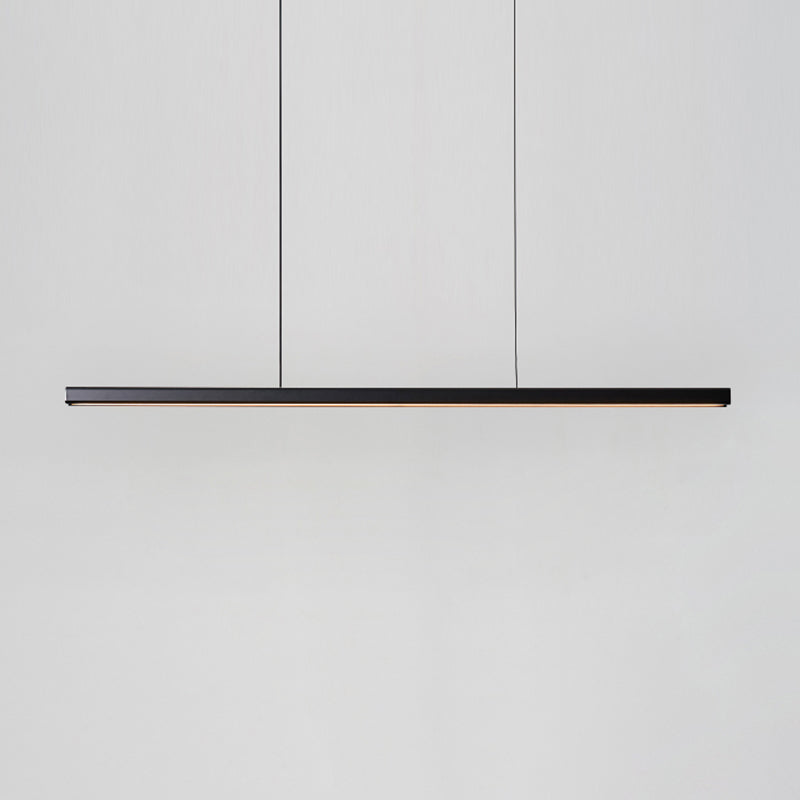 Nordic Modern Island Light LED Long Linear Pendant Lamp pour salle à manger