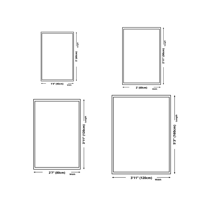 Black Modern Rug Polyester Graphic Rug Washable Indoor Rug for Living Room