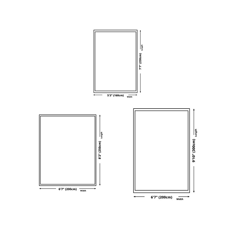 Black Modern Rug Polyester Graphic Rug Washable Indoor Rug for Living Room