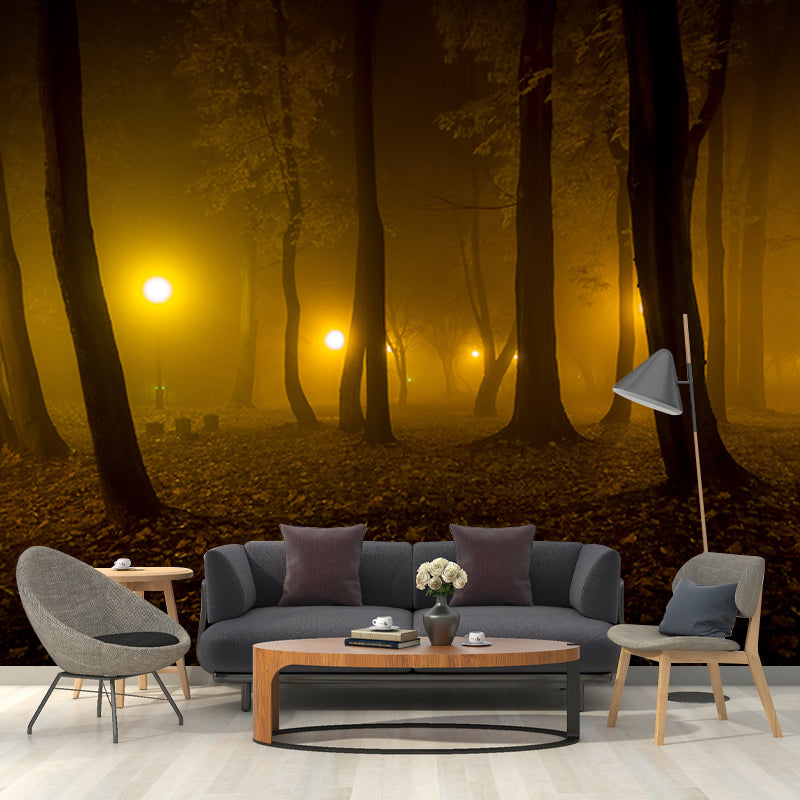 Environment Friendly Resistant Mural Wallpaper Forest Living Room Wall Mural