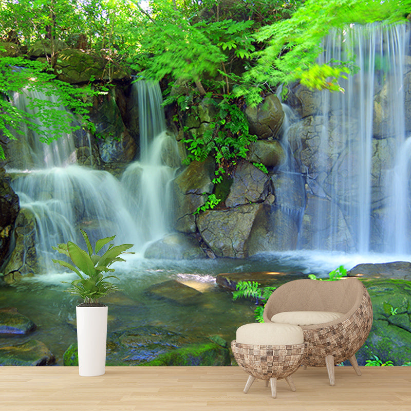 Photography Wall Mural Wallpaper Forest Sitting Room Wall Mural