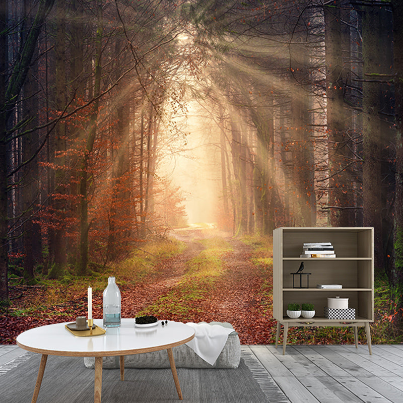 Modern Style Wall Mural Wallpaper Forest Sitting Room Wall Mural