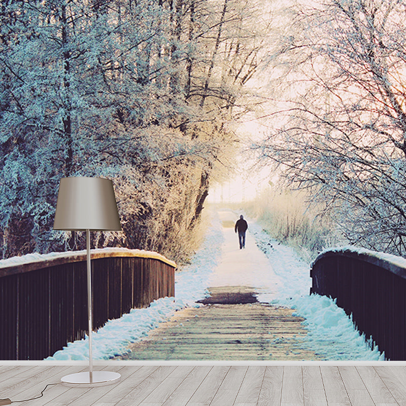 Photography Stain Resistant Mural Wallpaper Forest Indoor Wall Mural