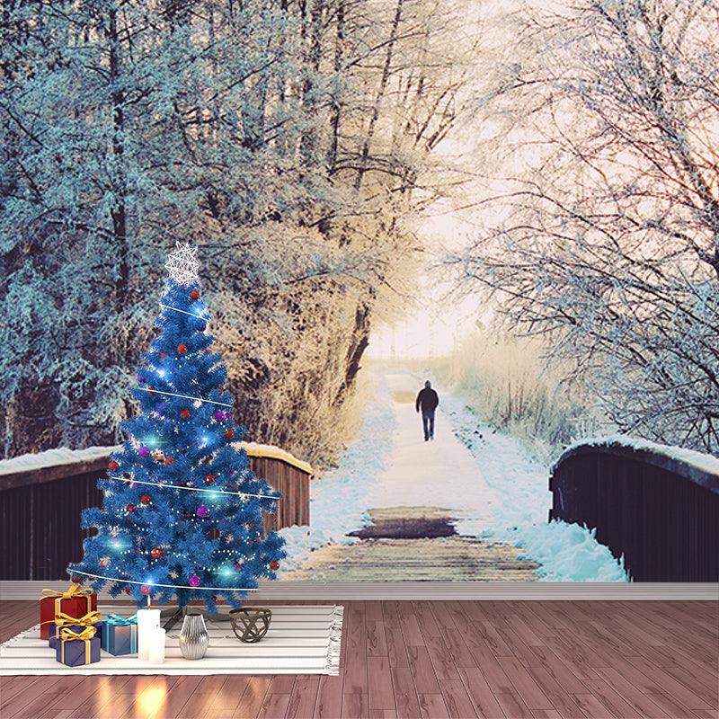 Photography Stain Resistant Mural Wallpaper Forest Indoor Wall Mural