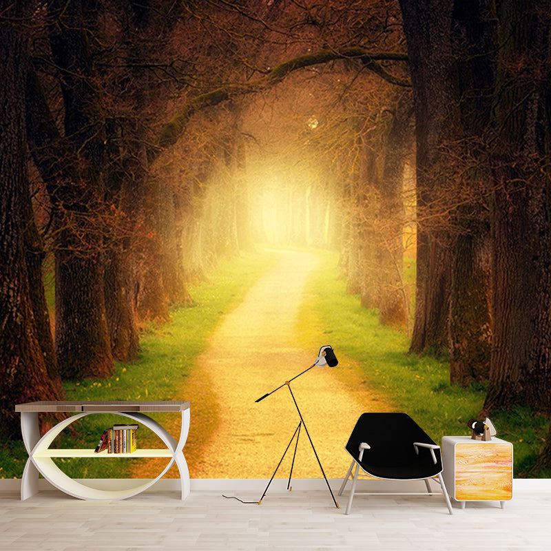 Environmental Wall Mural Wallpaper Forest Living Room Wall Mural