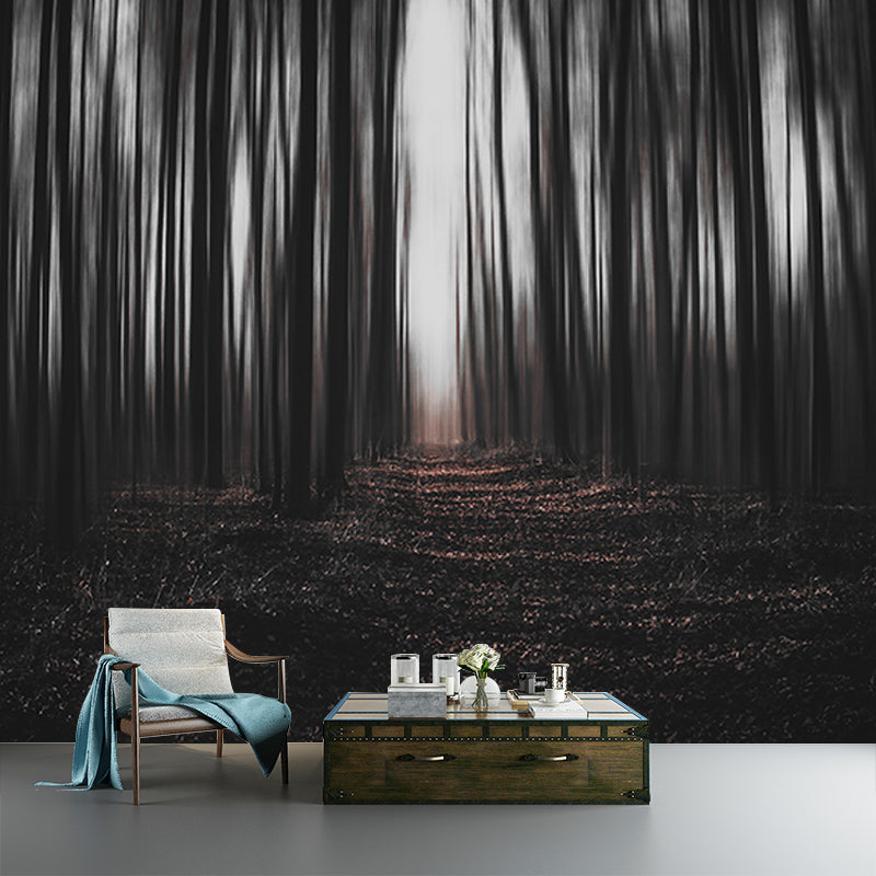 Modern Style Mural Wallpaper Forest Photography Indoor Wall Mural