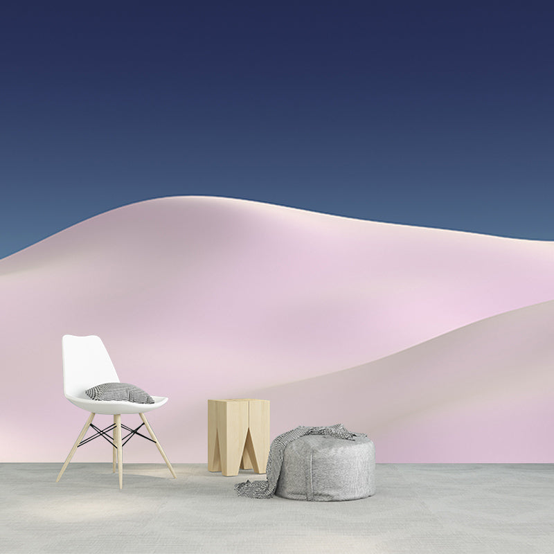 Desert Mildew Resistant Wallpaper Illustration Sleeping Room Wall Mural