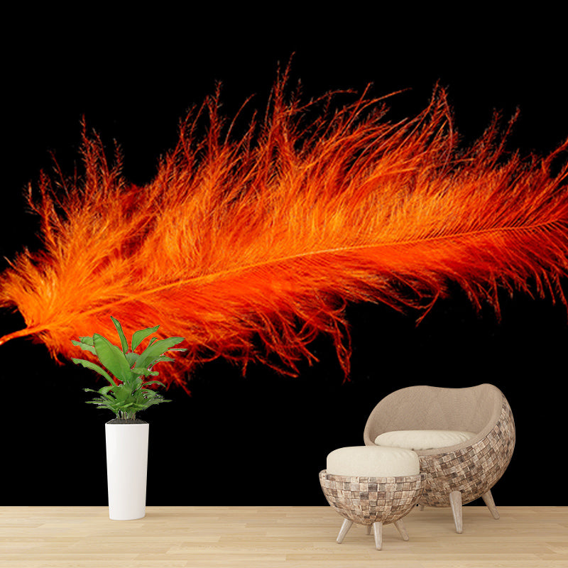 Feather Resistant Mural Wallpaper Environment Friendly Sleeping Room Wall Mural