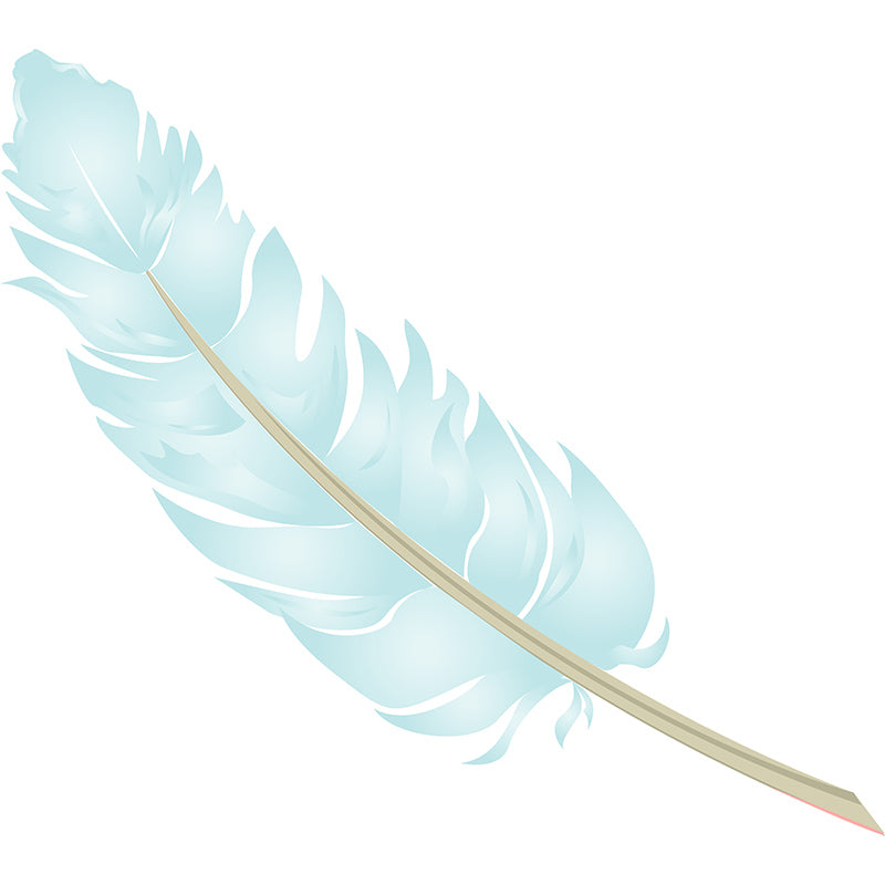 Environmental Illustration Mural Wallpaper Feather Indoor Wall Mural