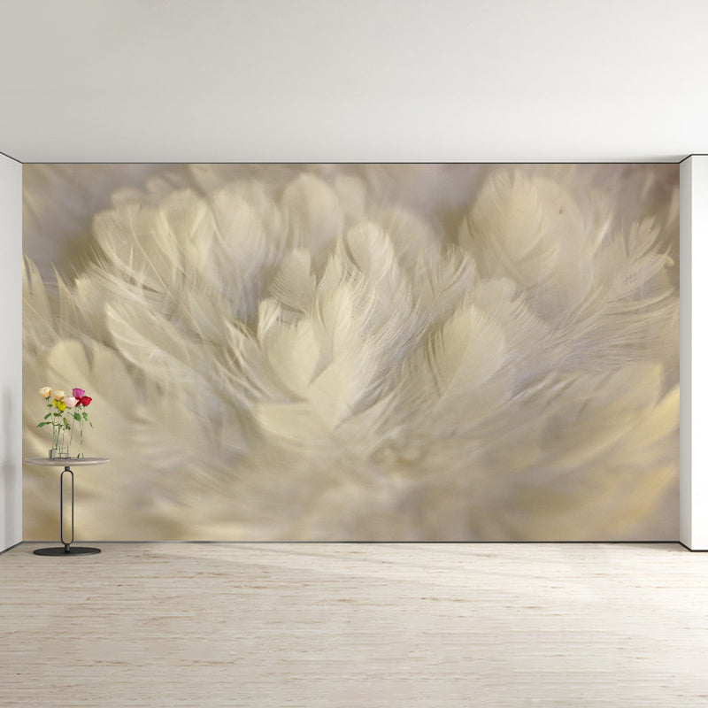 Photography Environment Friendly Mural Wallpaper Feather Bedroom Wall Mural