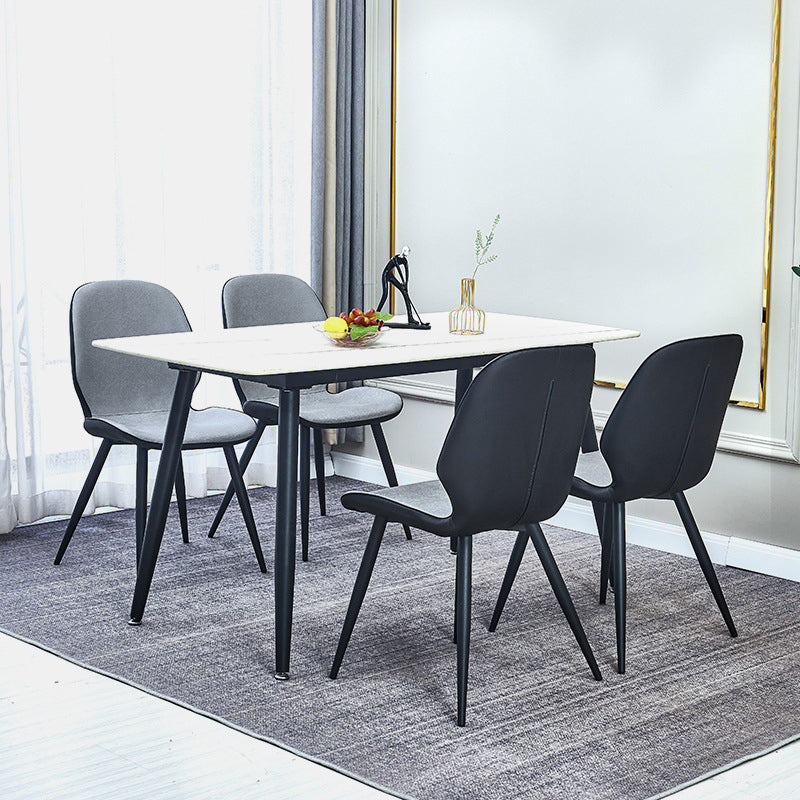 Sedia laterale contemporanea parsons sedia a bracciole opaco per brasserie