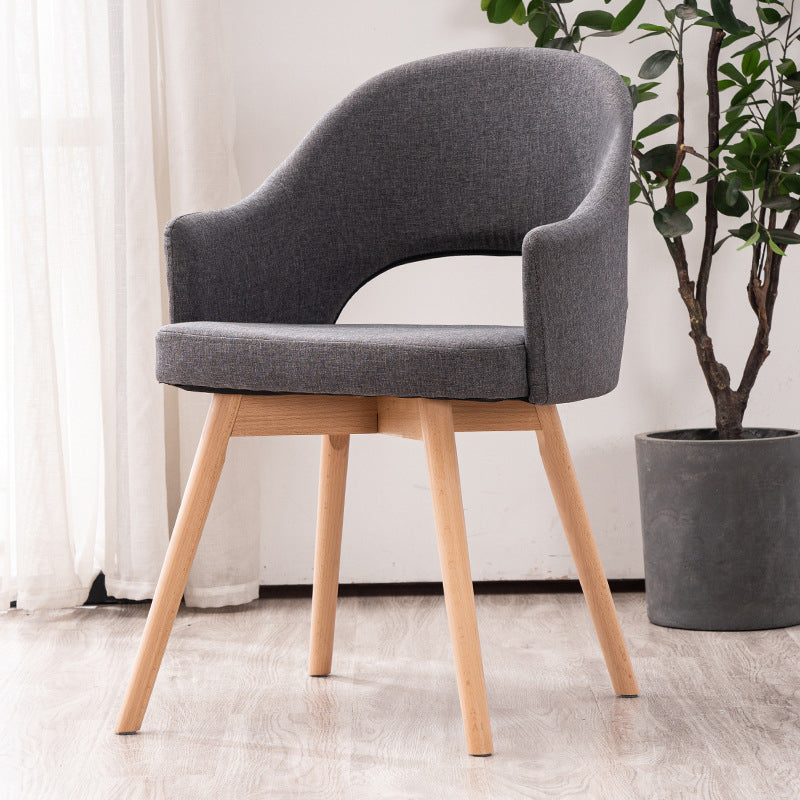 Poltrona in legno scandinavo per interno-outdoor sedia da pranzo aperto