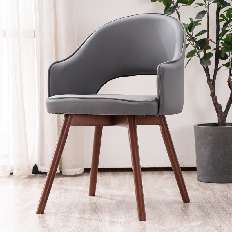 Poltrona in legno scandinavo per interno-outdoor sedia da pranzo aperto