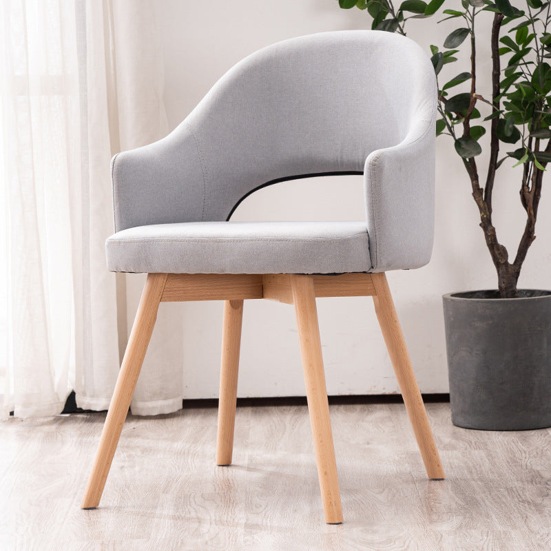 Poltrona in legno scandinavo per interno-outdoor sedia da pranzo aperto