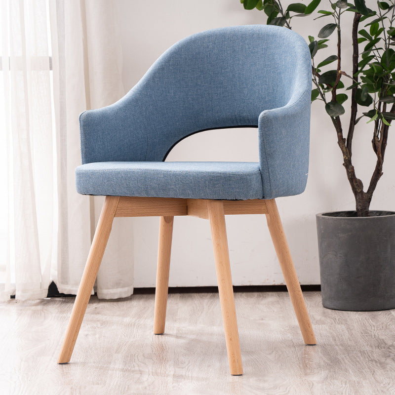 Poltrona in legno scandinavo per interno-outdoor sedia da pranzo aperto
