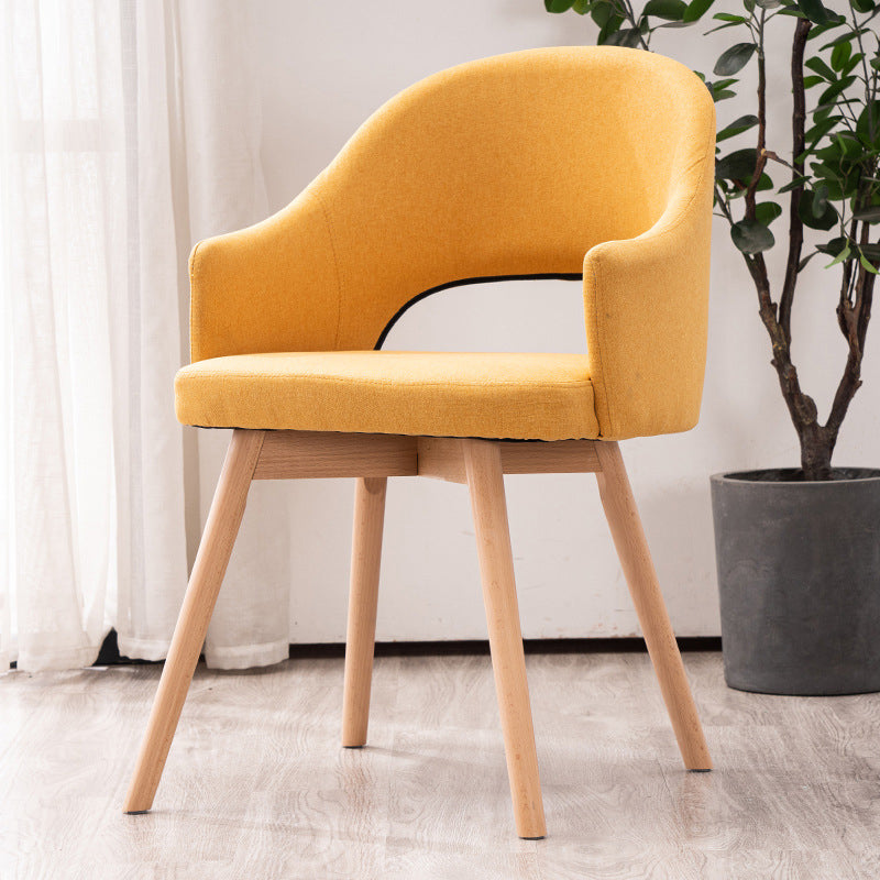 Poltrona in legno scandinavo per interno-outdoor sedia da pranzo aperto