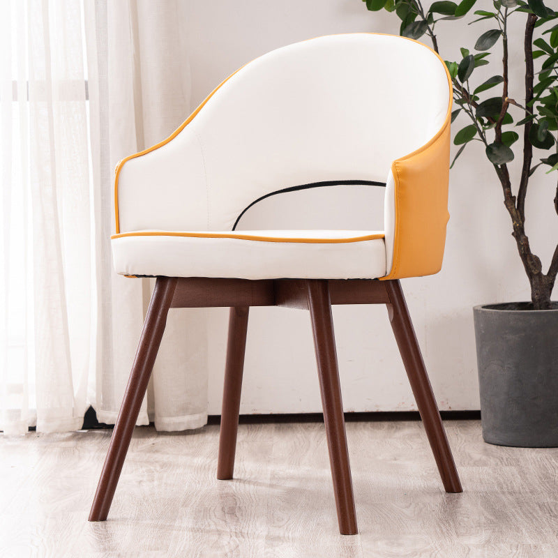 Poltrona in legno scandinavo per interno-outdoor sedia da pranzo aperto