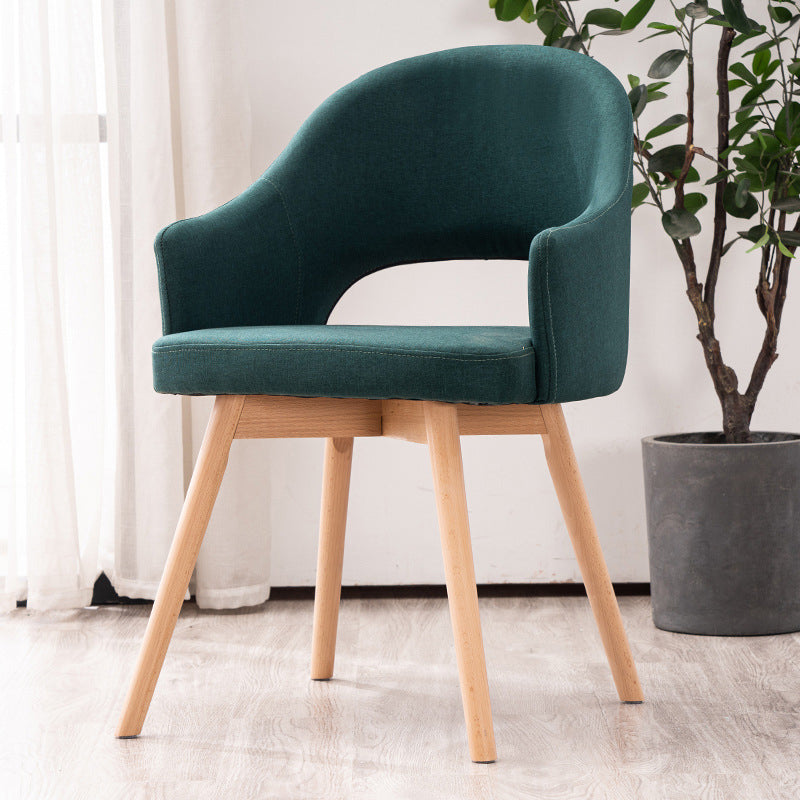 Poltrona in legno scandinavo per interno-outdoor sedia da pranzo aperto