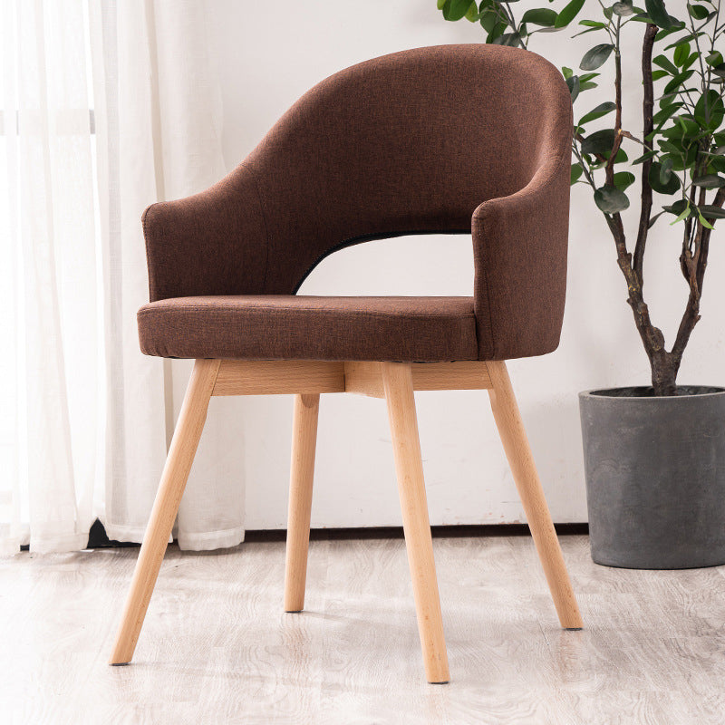 Poltrona in legno scandinavo per interno-outdoor sedia da pranzo aperto