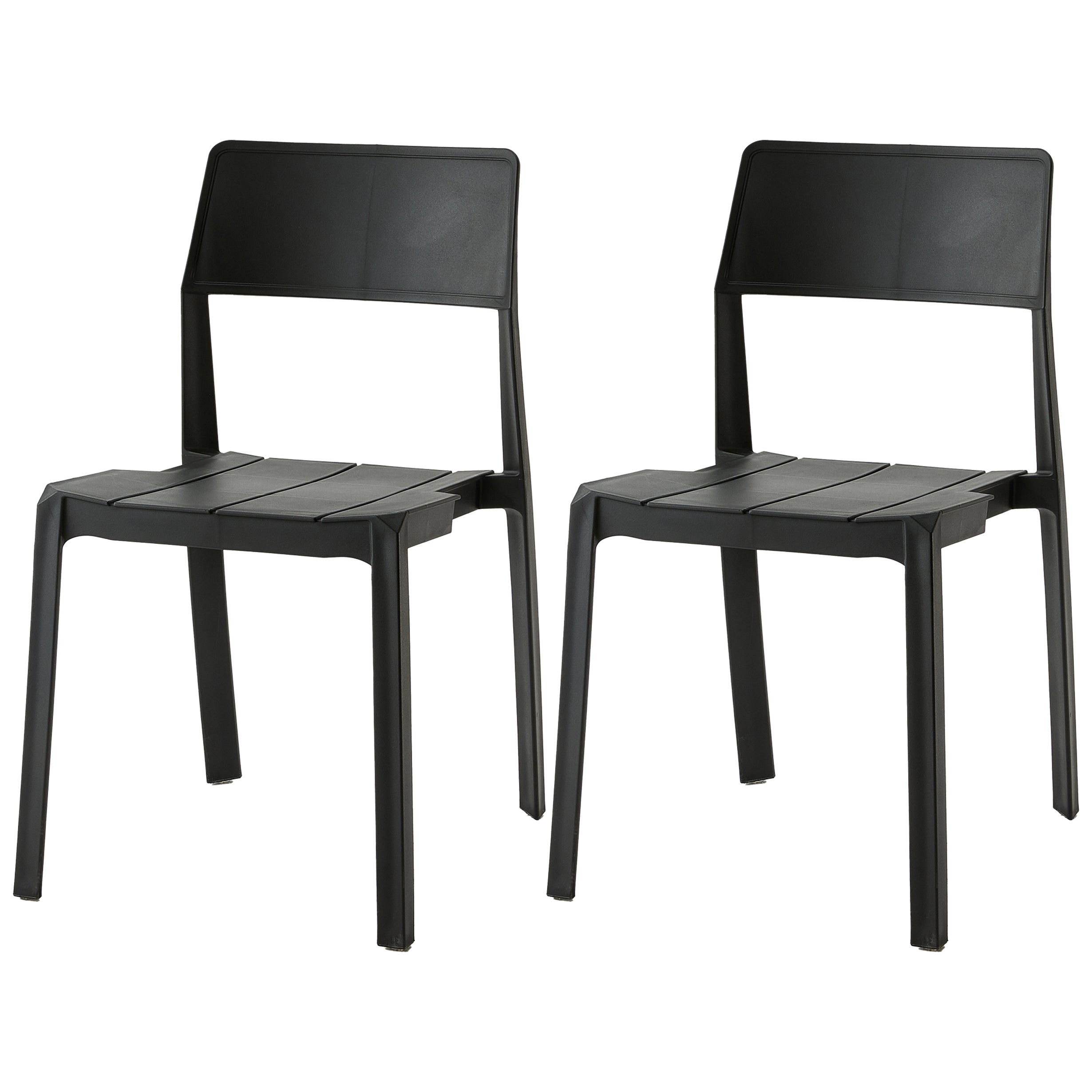 Scandinavische open achterkant Matte afwerking Plastic eetkamerstoel voor thuis
